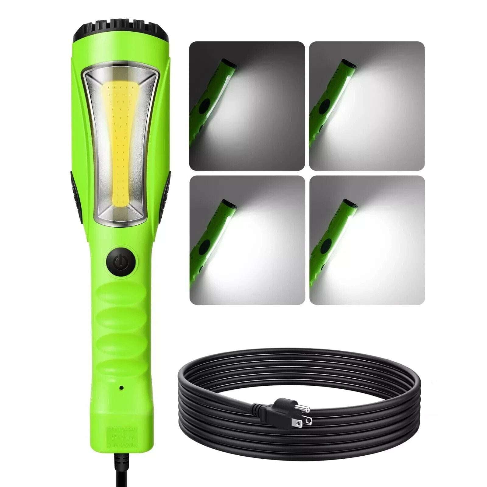 EDISHINE 2000LM LED Work Light, 15ft Cord, Dimmable, Handheld, Magnetic Hanging