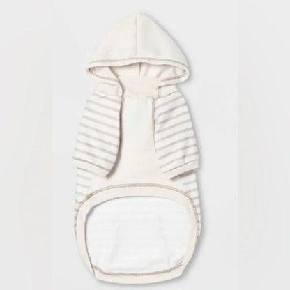 Boots & Barkley Cat Dog Striped Lightweight Hoodie Pet Apparel Small Up to 20lbs