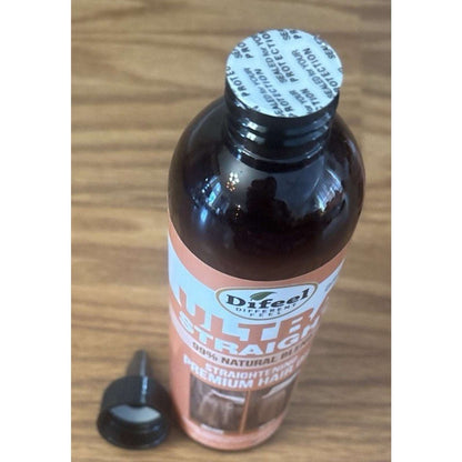 3 Pack Difeel 99% Natural Premium Ultra Straight Hair Oil Shine & Smooths 8 floz