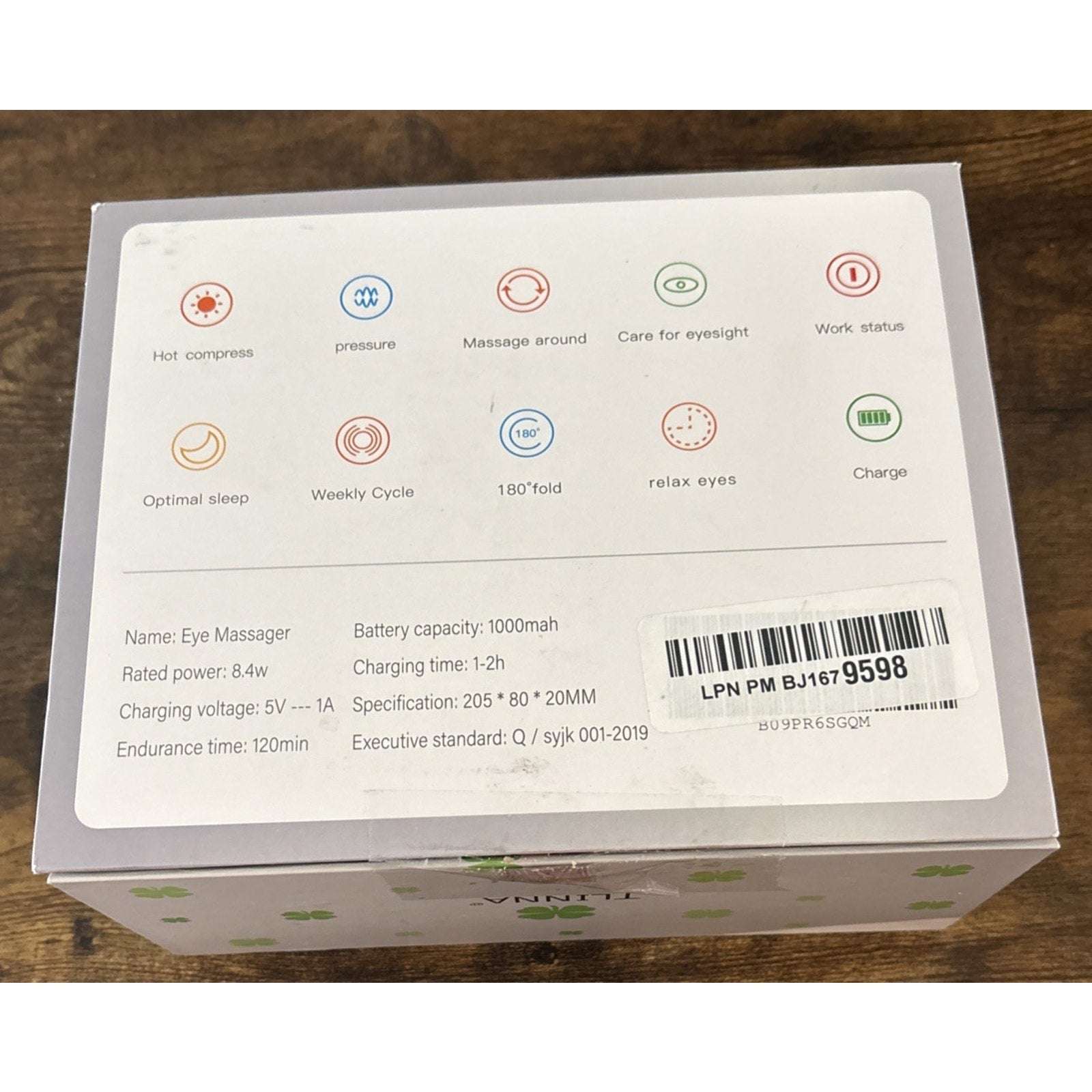 Smart Eye Massager Heated Hot Compress Pressure Vibration Bluetooth Music Player