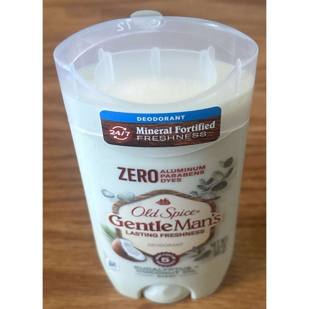 2-Pack OLD SPICE GentleMan's Deodorant Eucalyptus + Coconut Oil - Aluminum Free