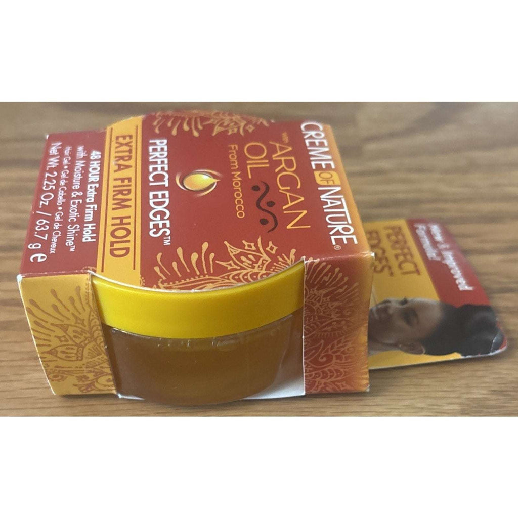 Creme Of Nature Perfect Edges Argan Oil 48 HR Extra Firm Hold Hair Styling Gel