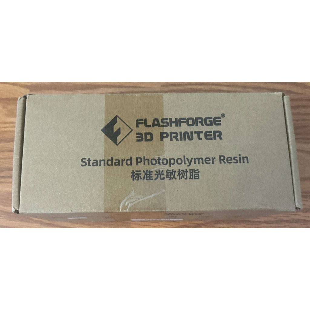 FlashForge 3D Printer Standard Photopolymer Resin 1000g DARK GREY