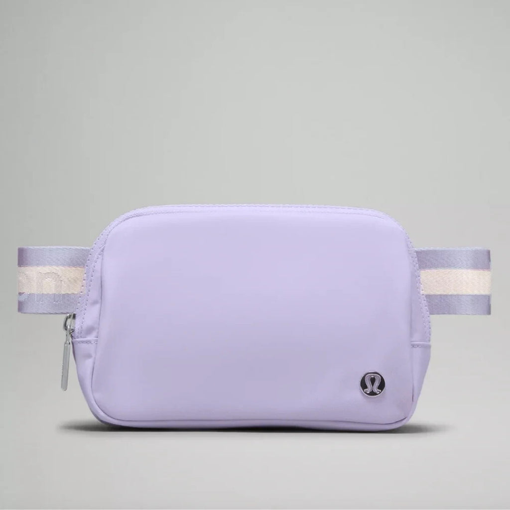 NWT Lululemon Everywhere Wordmark Crossbody Belt Bag 1L - Lilac Purple/Silver