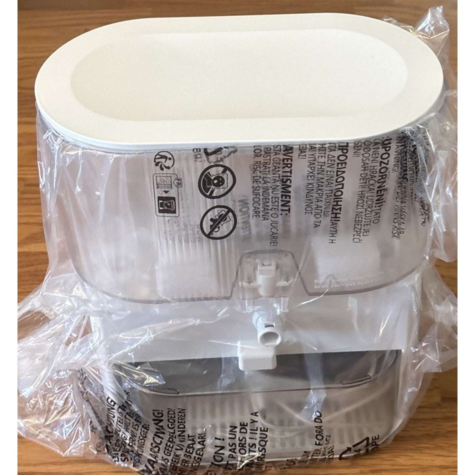 CleanFlip 3.5L Wireless Cat Water Fountain - No Filters, Wastewater Separation