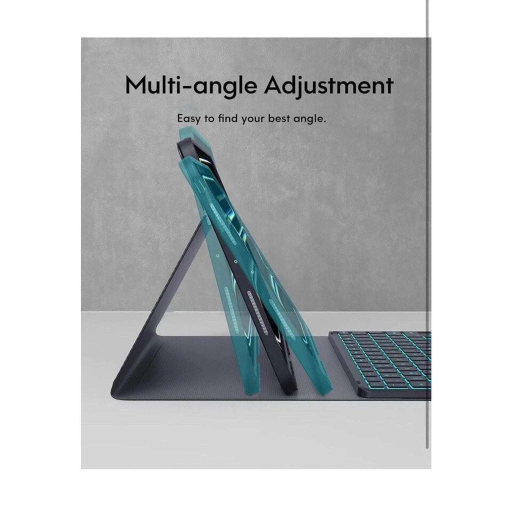 CHESONA for iPad Pro 11 Inch Case iPad Air 4/5th Gen w/ Touchpad Keyboard Black
