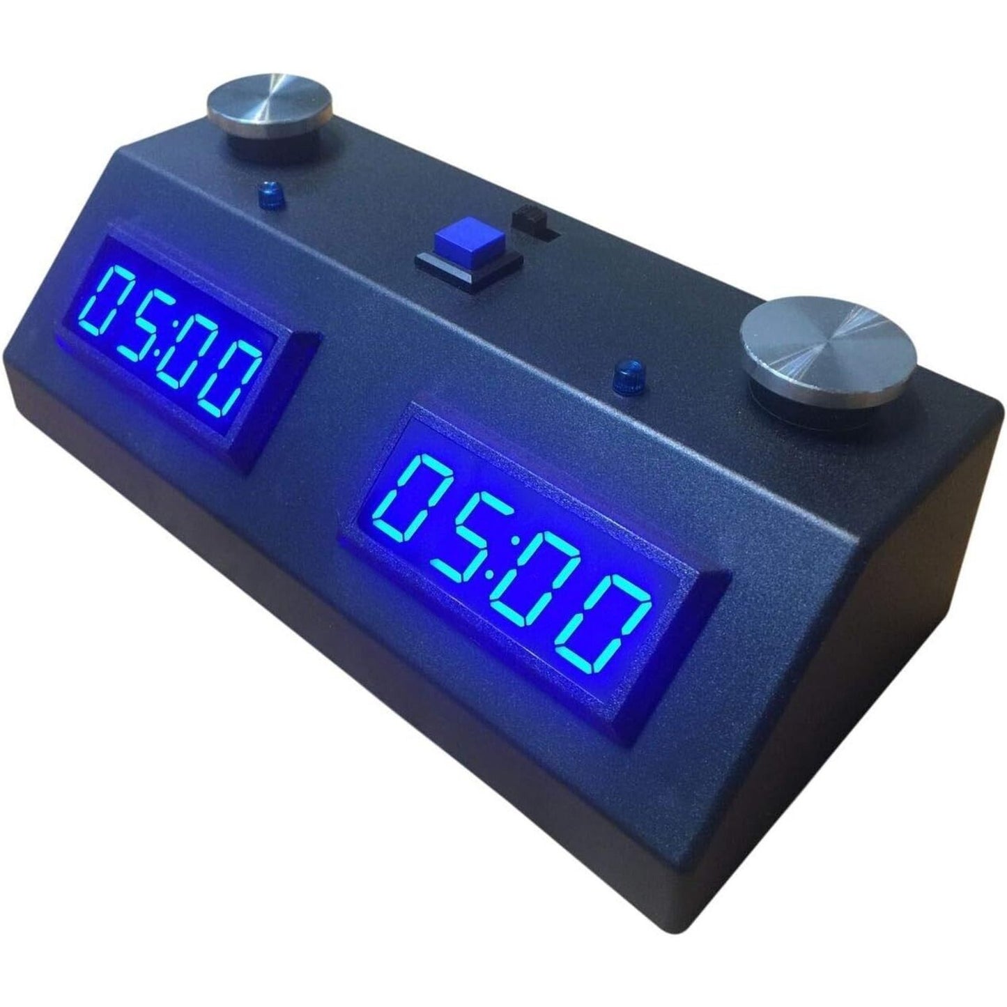 Zmart Fun ZMF-II Digital Chess Clock - Game Clock Black with Blue LED Display