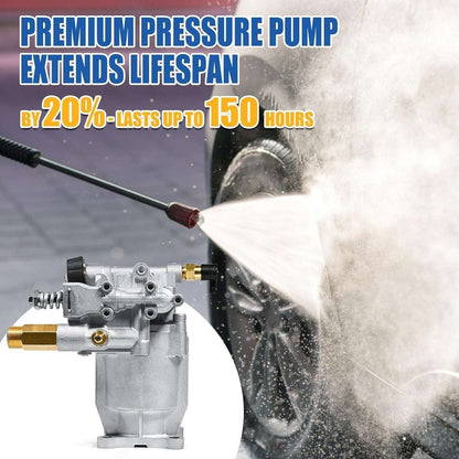 3/4″ Shaft Pressure Washer Pump 2600-3300 PSI 2.5 GPM for Honda Simpson Ryobi