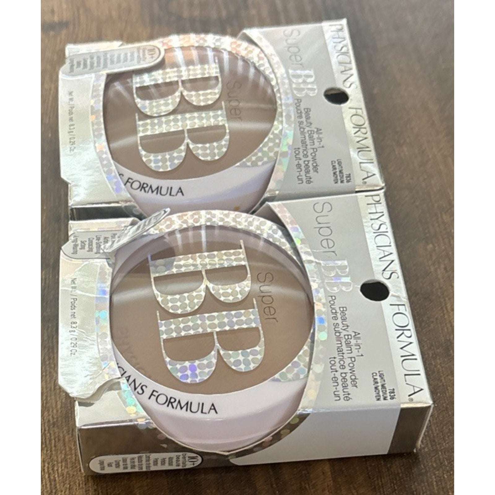 2-Pack Physicians Formula Super BB All-in-1 Beauty Balm Powder Light/Medium 7836