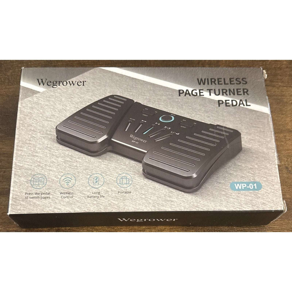 Wireless Bluetooth Page Turner Foot Pedal Musical Instruments iPad Phones Tablet