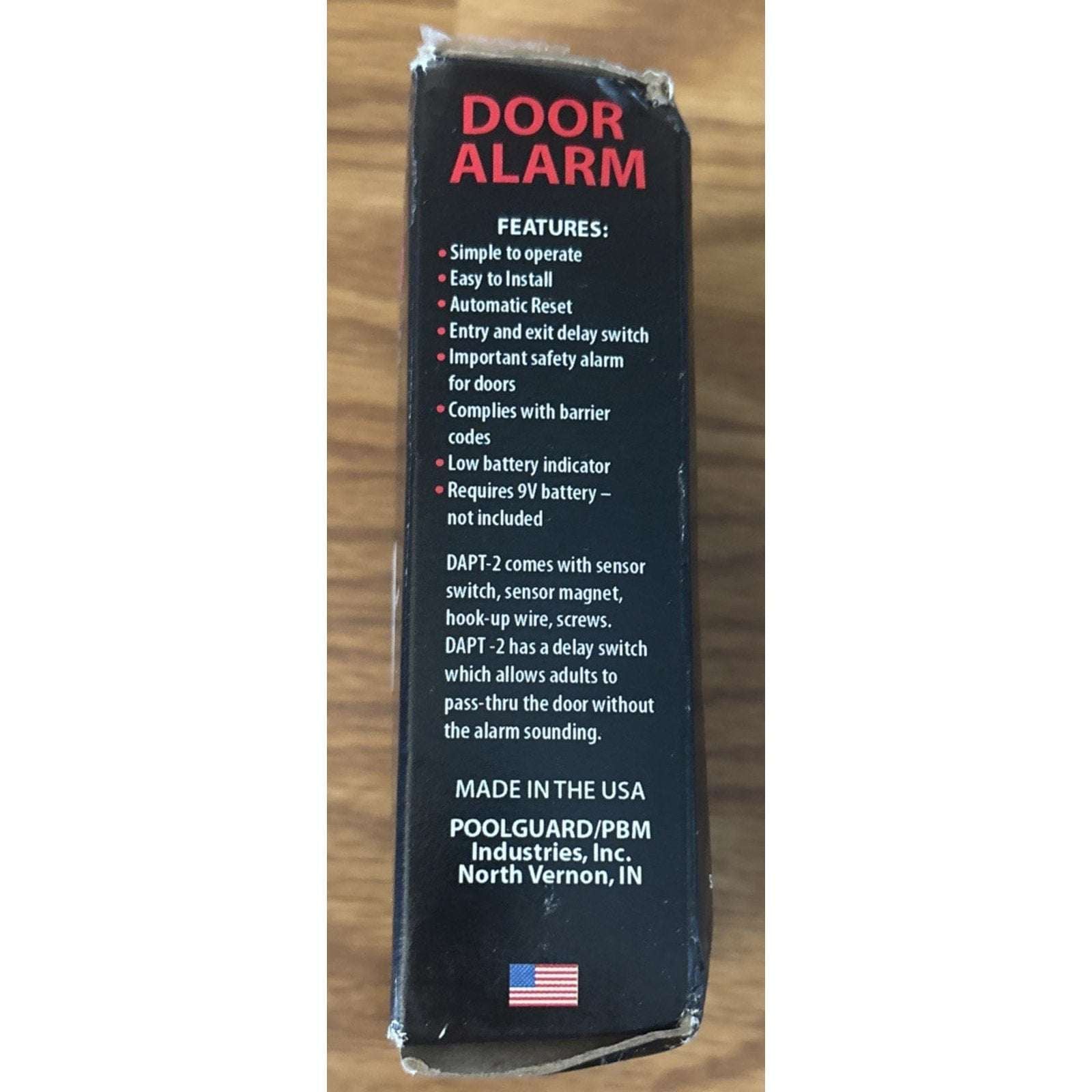 Poolguard DAPT-2 Swimming Pool Child Safety Door Alarm for House UL 2017