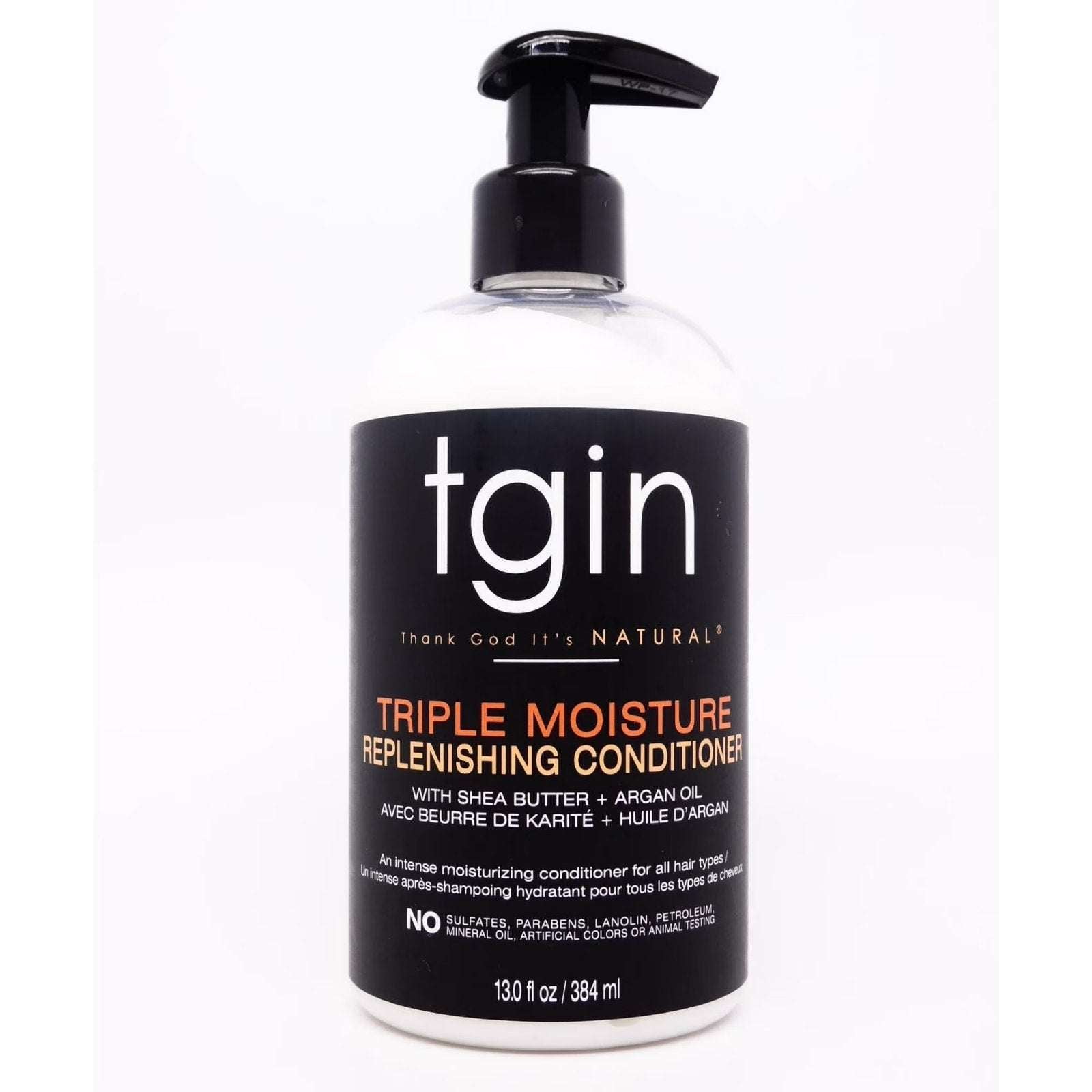 tgin Triple Moisture Replenishing Conditioner w/ Shea Butter & Argan Oil 13floz