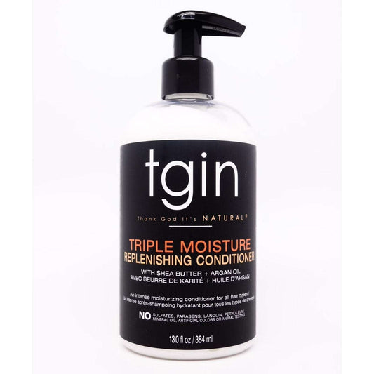 tgin Triple Moisture Replenishing Conditioner w/ Shea Butter & Argan Oil 13floz