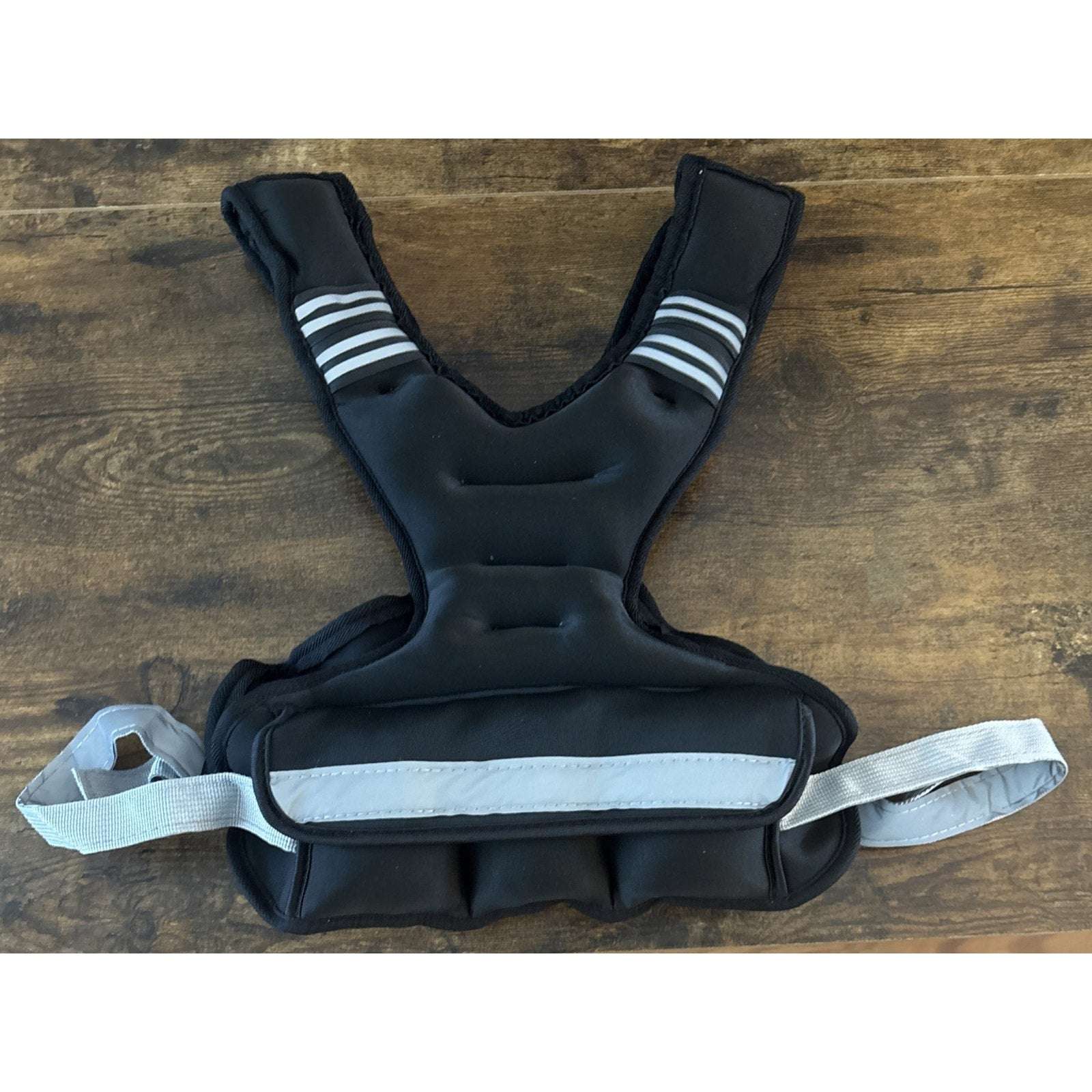 FUFF 4-10lb Adjustable Weighted Vest w/ 6 Ironsand Weights for Strength Training