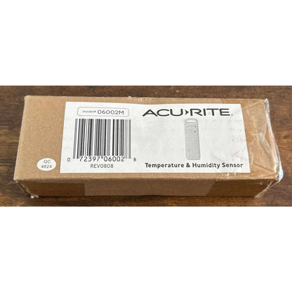 AcuRite Wireless Indoor Outdoor Temperature and Humidity Sensor (06002M) white