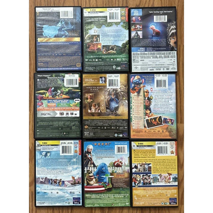 Disney Dreamworks 9 DVD Lot Sing Tangled Trolls Cinderella Lilo & Stitch Chihuah