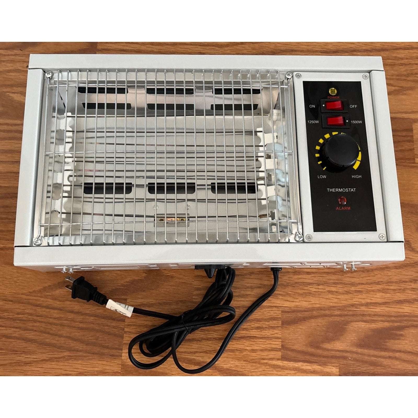 ETL Portable Fast Radiant Heater RH02 1500/1250W Tip-Over Cutoff Overheat Protec