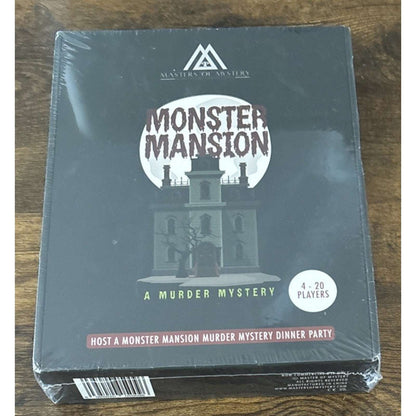 Masters of Misery Monster Mansion Murder Mystery Dinner Party Game 4-20 Players