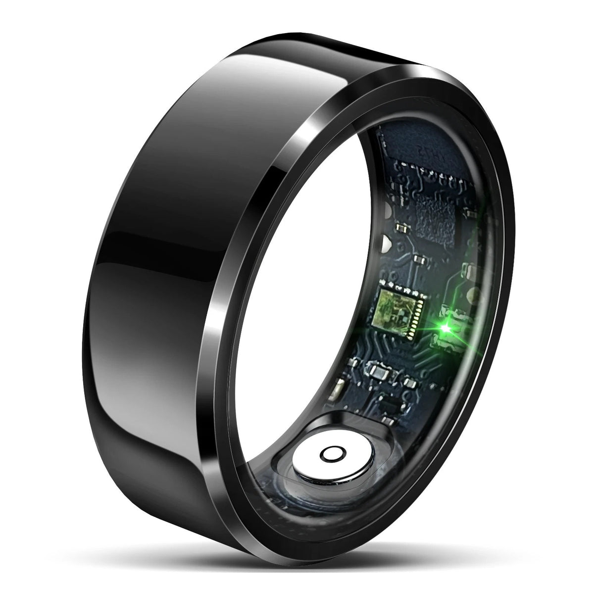 R6 Smart Ring +Charging Case Health Sleep Monitor Fitness Tracker IP68 Size 10