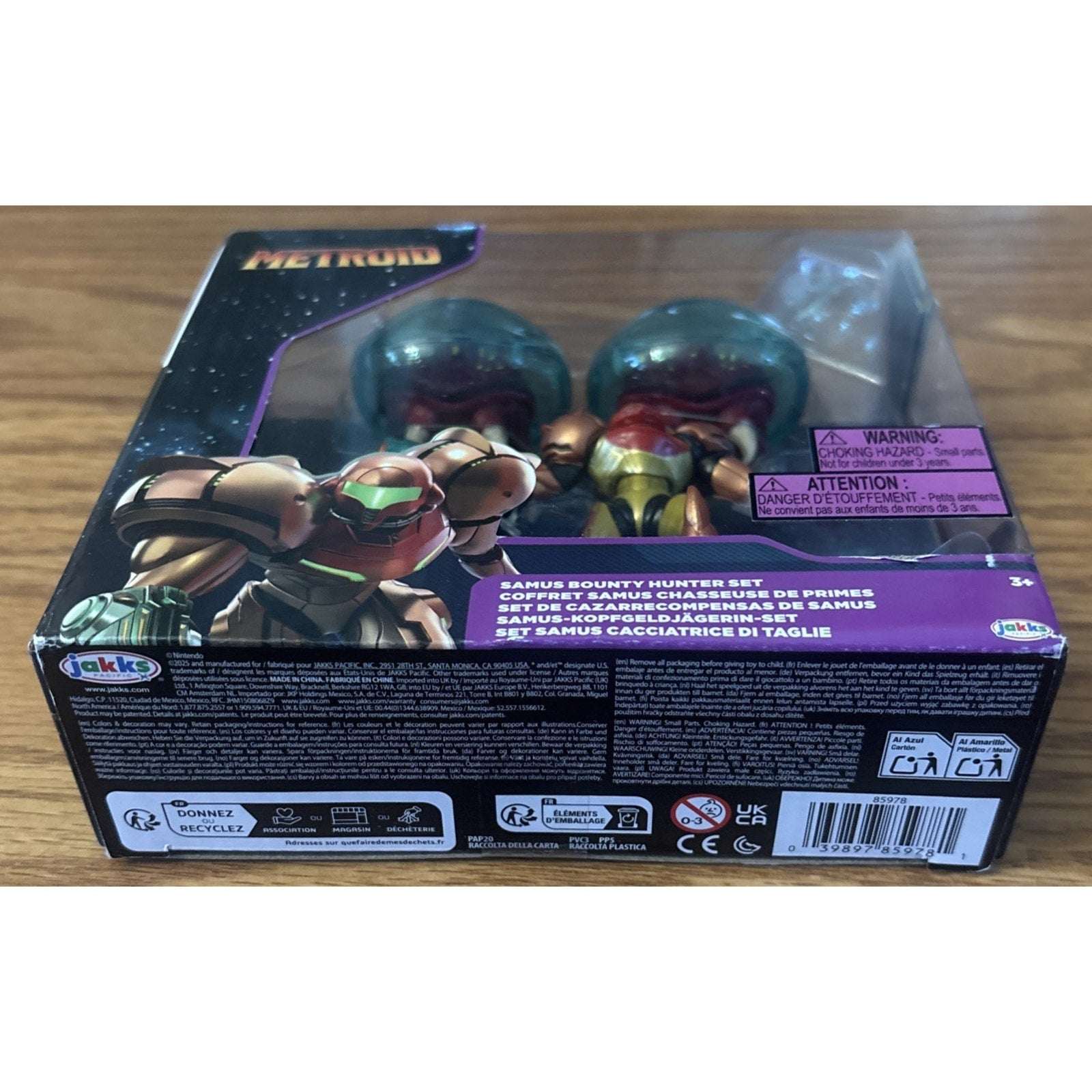 METROID PRIME BOUNTY HUNTER SET Samus World of Nintendo Jakks