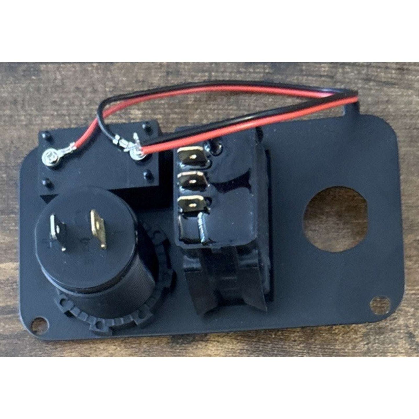 10L0L Golf Cart Key Switch Panel Dual USB Charger, Voltmeter & F/R EZGO TXT PDS