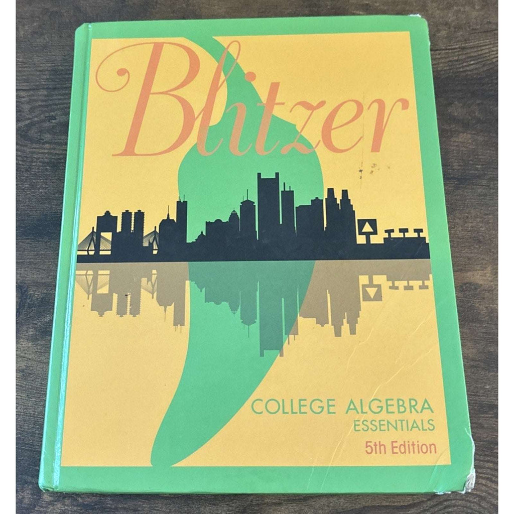 Blitzer College Algebra Essentials 5th Edition Pearson Robert Blitzer