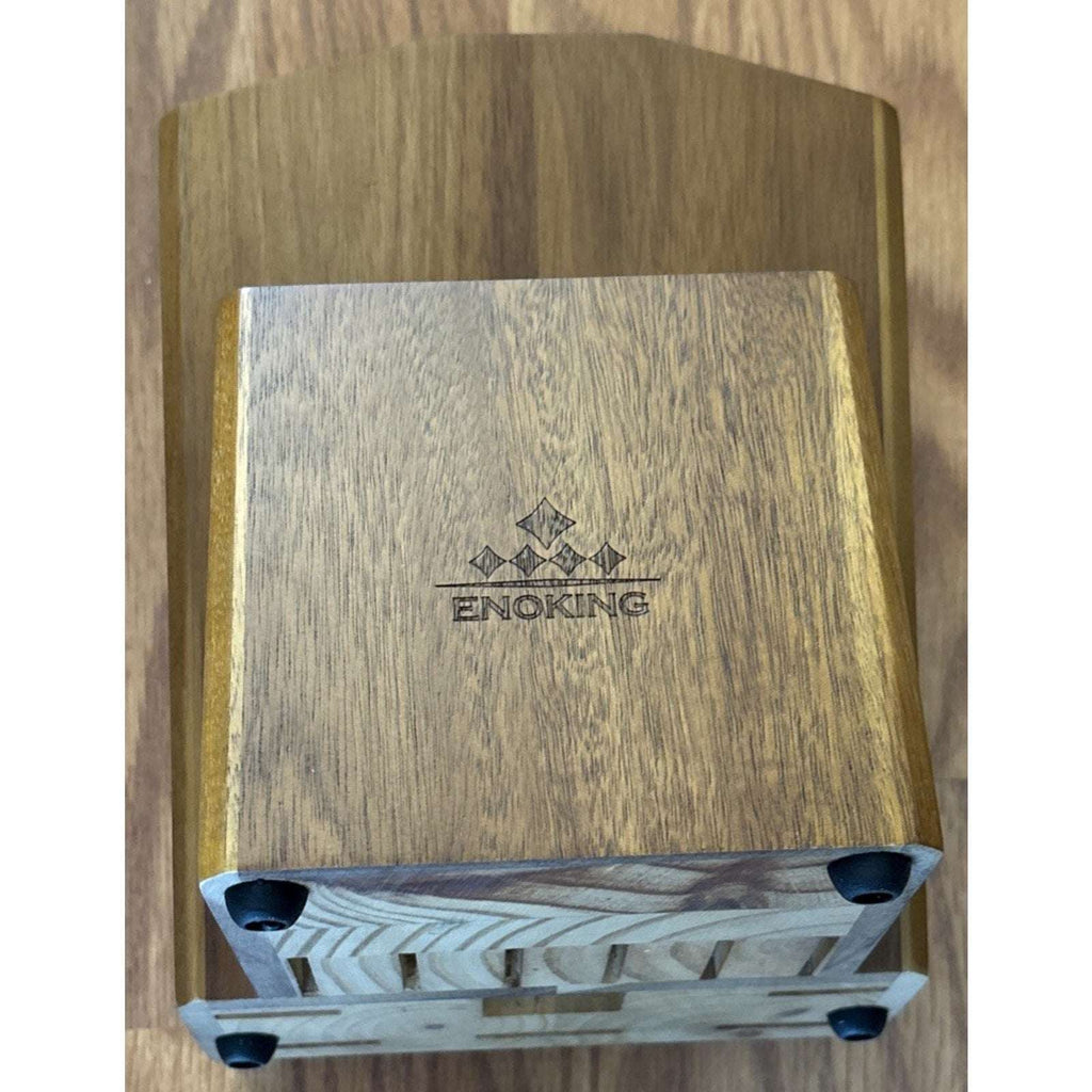 ENOKING Acacia Wood 15-Slot Universal Knife Block Knife Holder