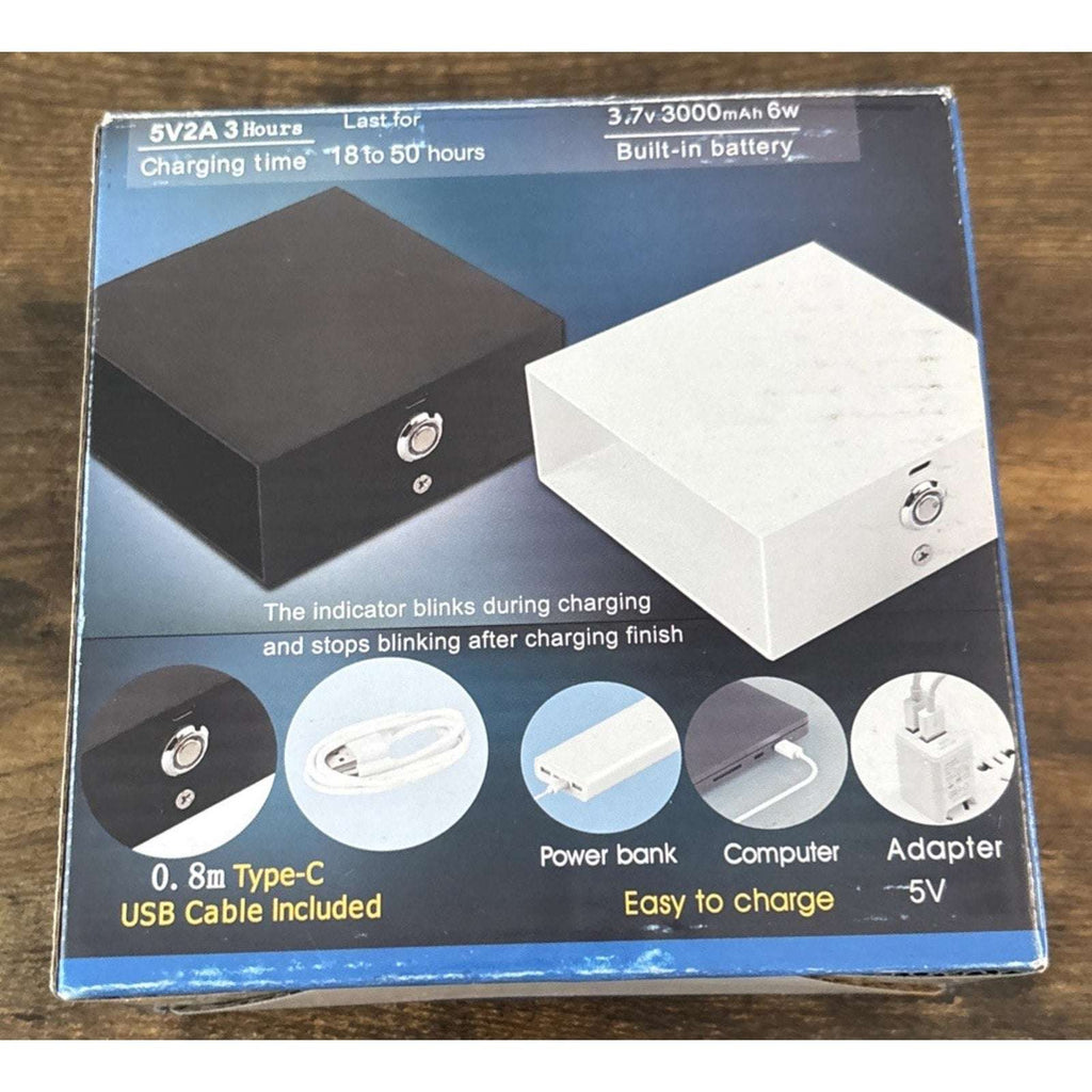 RGB Battery Operated Sconce with Remote Dimmable LED Wall Light Rechargeable