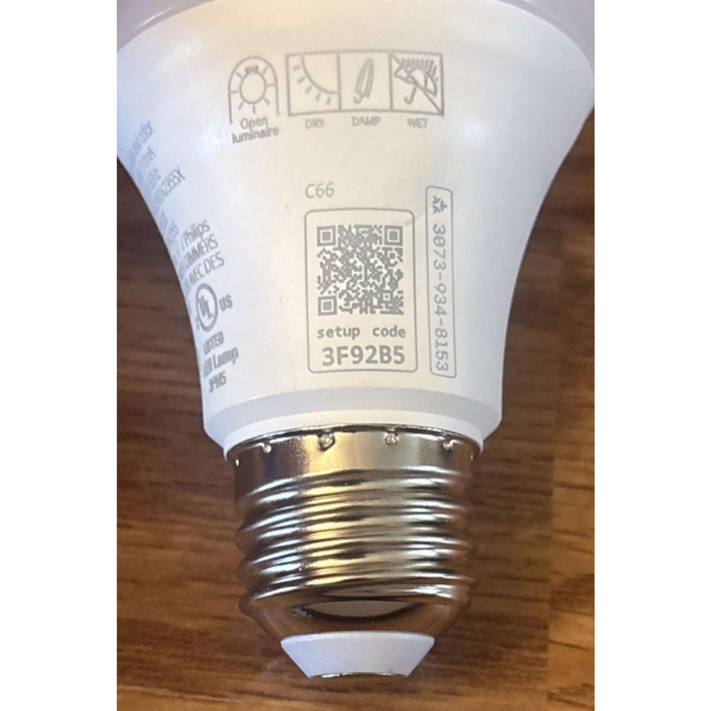 4PK Philips Hue Essential A19 E26 Smart Bulb 800lm 8.8W White & Color Ambiance