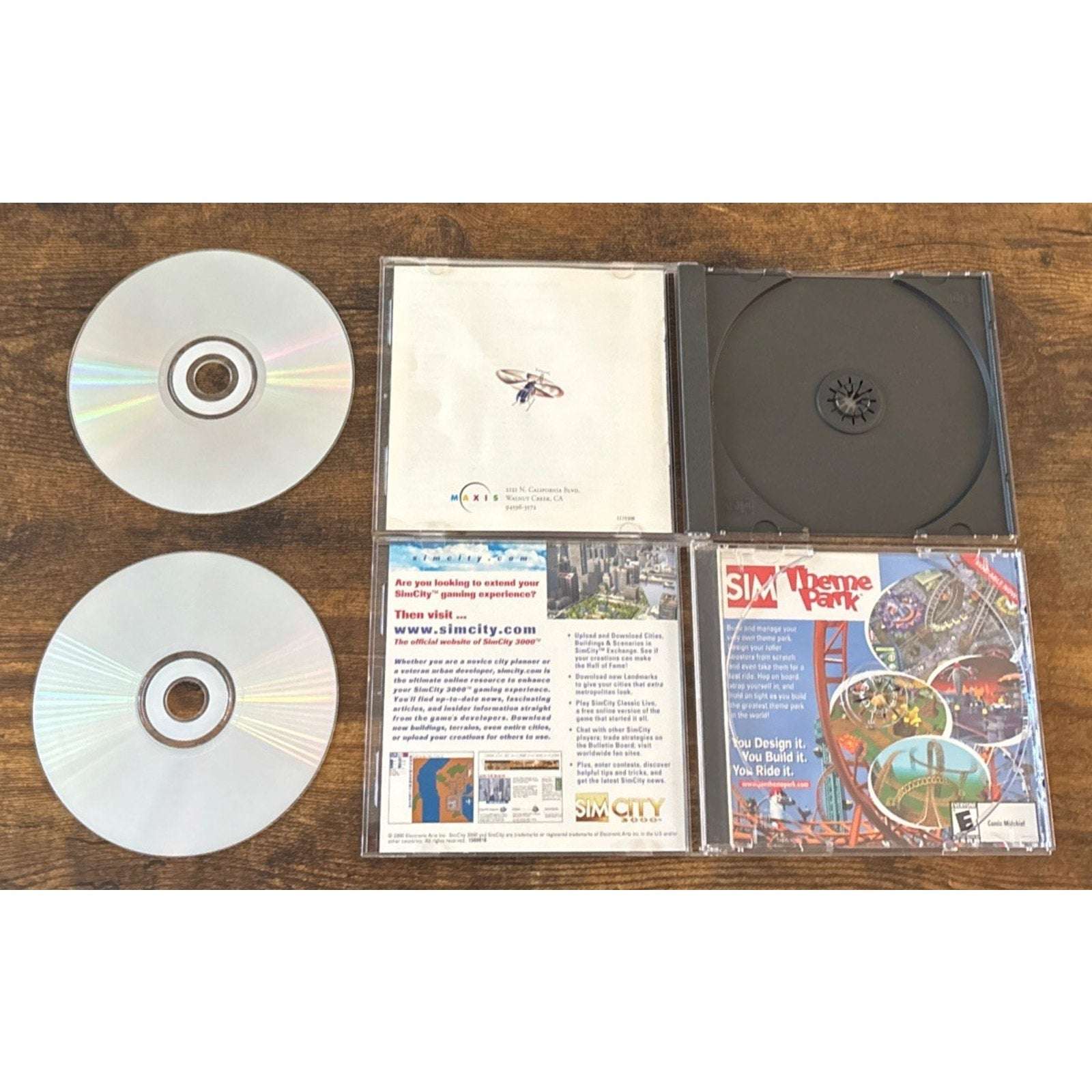 SimCity 3000 Unlimited (PC, 2000) w/ Key & SIM COPTER (PC, 1998) 2 Game Lot