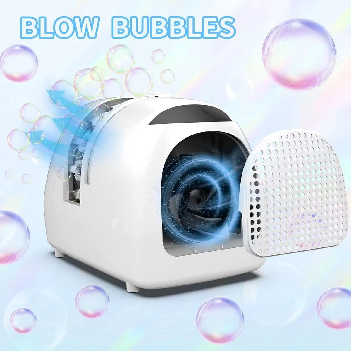 Automatic Bubble Machine Portable Maker 60+ Min Continuous Blaster Dual Power