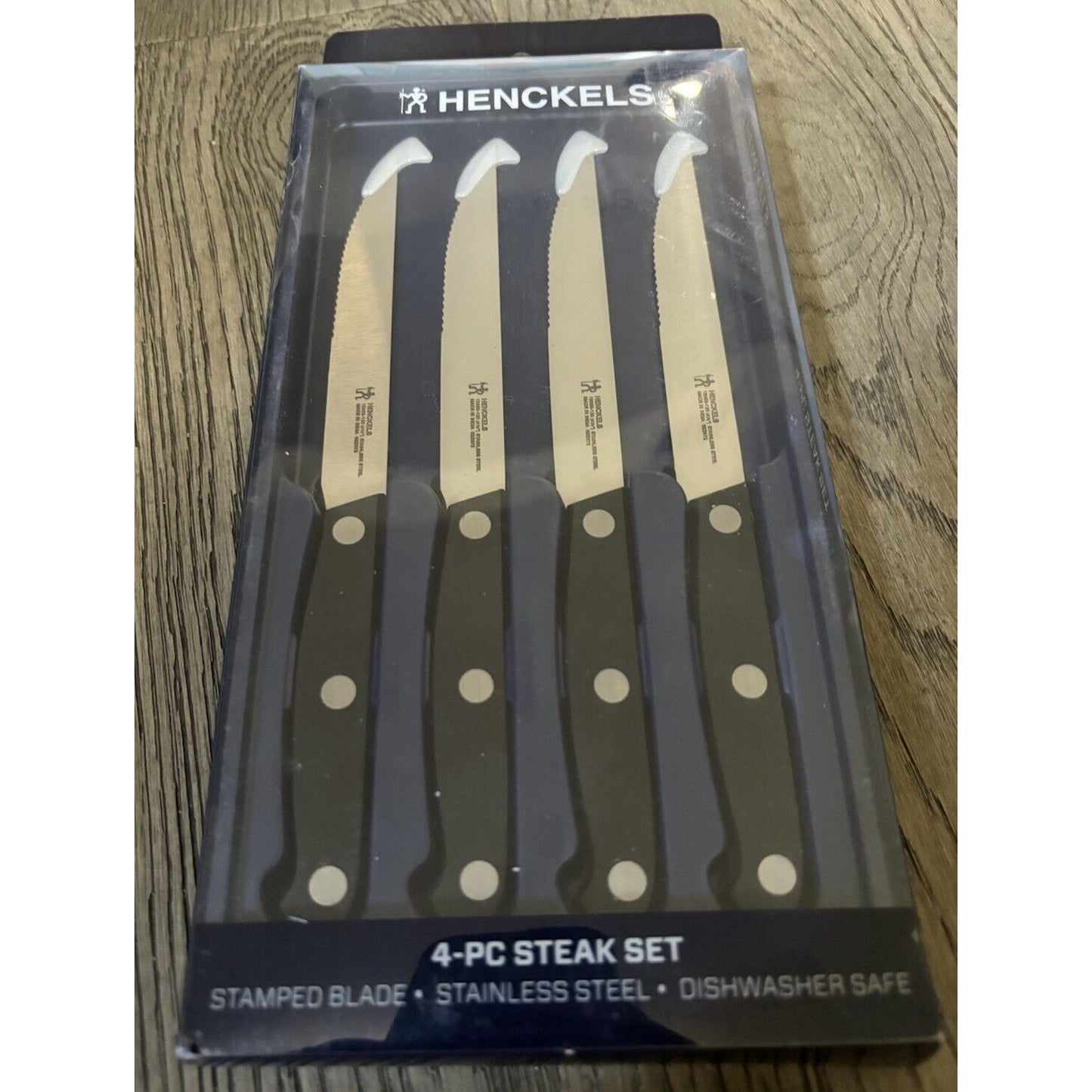 ZWILLING JA HENCKELS 13359-120 4.5" 4PC Stainless Stamped Blade STEAK KNIFE SET