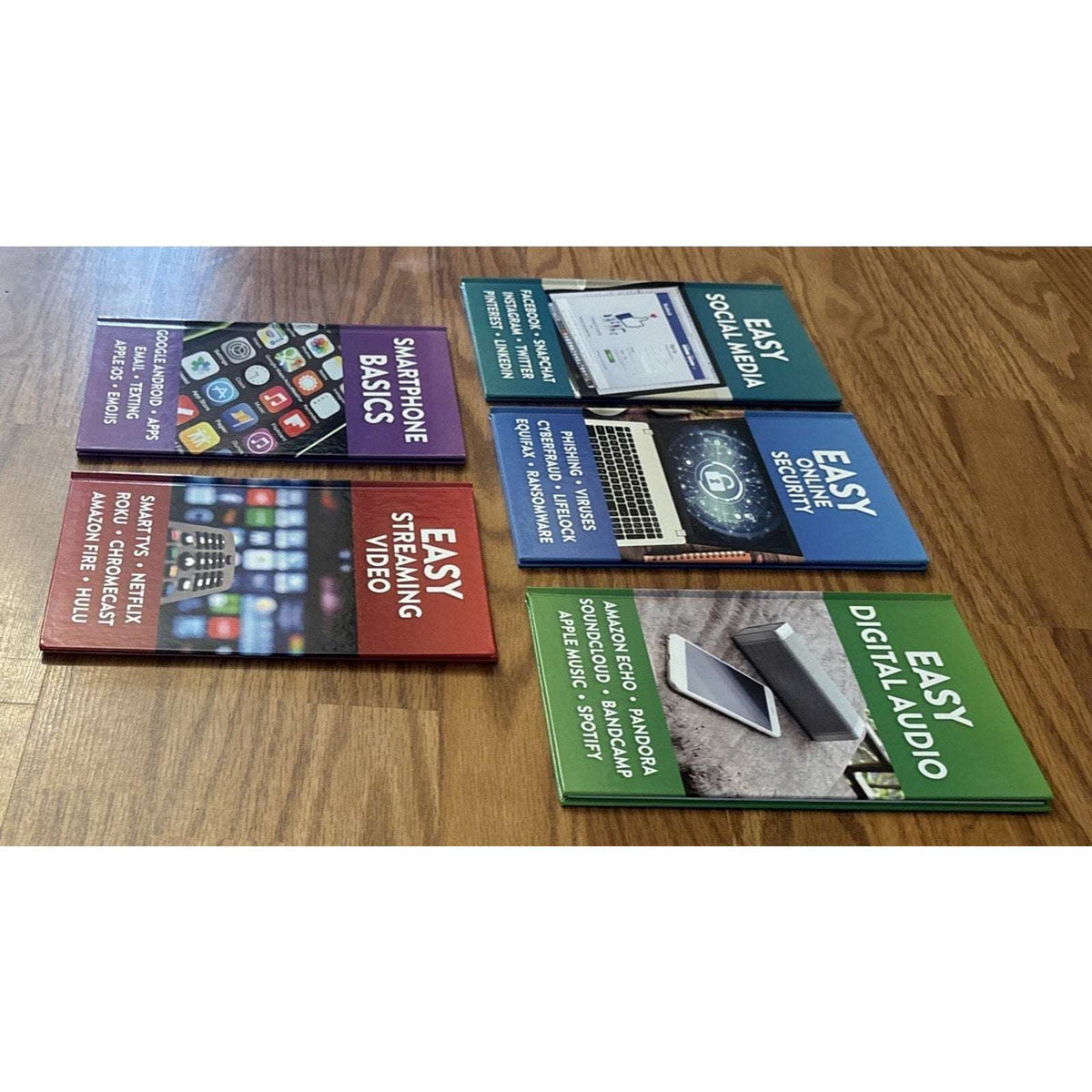 5 Book Lot Easy Tech Reference Books Online Security, Smartphones, Social Media+