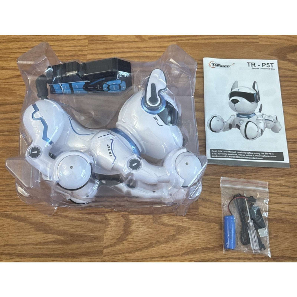 Interactive Programable Smart Robot Dog Rechargeable Voice Guard Mode Imitation
