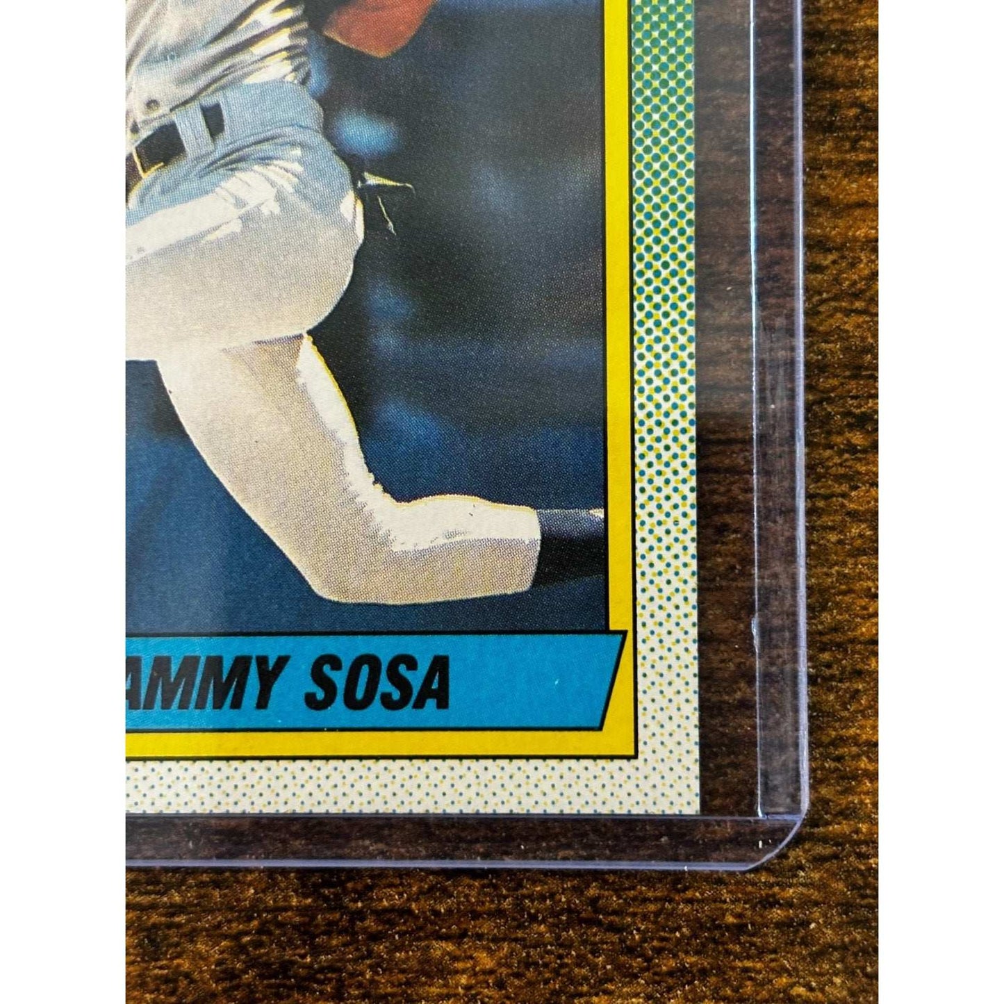 Sammy Sosa White Sox #692 Topps 1990 Rookie Card RC Error Card Misprint Birthday