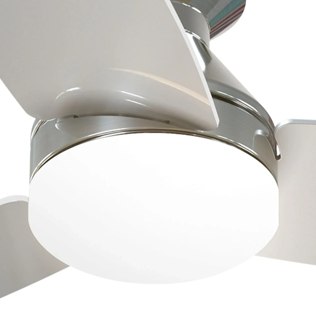 Amico 30 inch Low Profile Ceiling Fan with Lights & Remote Flush Mount 3-Blade
