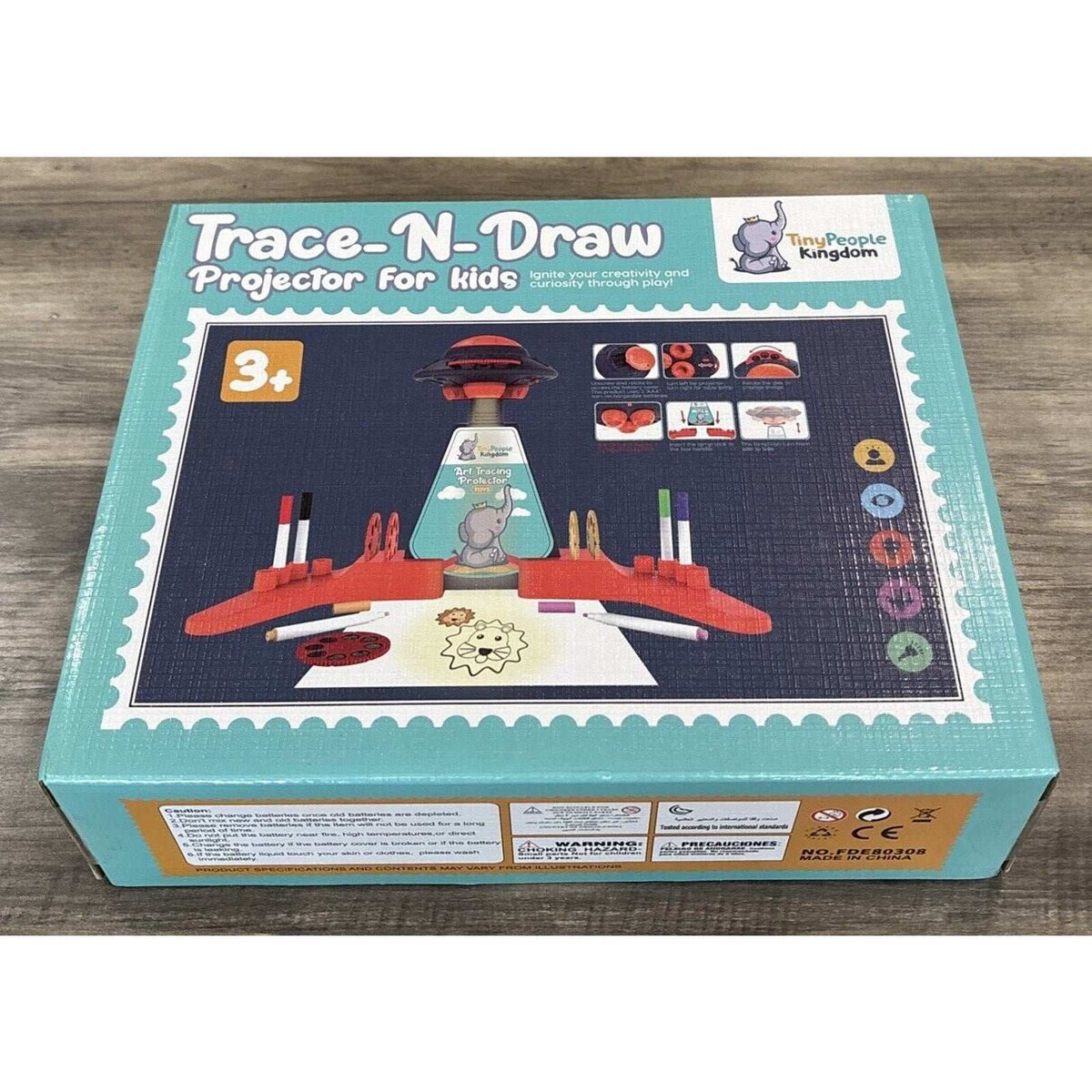 TPKingdom Trace N Draw Drawing 2.0 Smart LED Art Projector 6 Discs 48 Traceable
