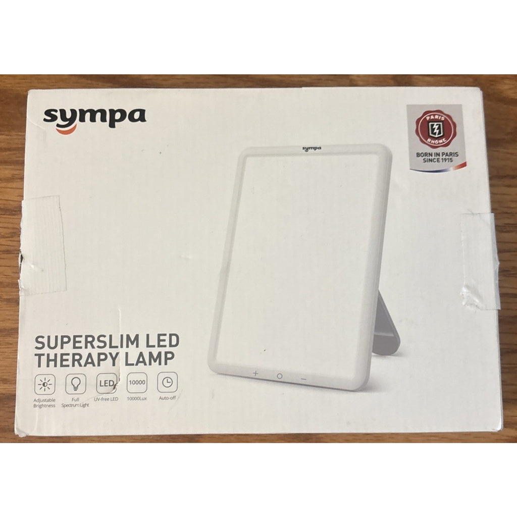 LED Light Therapy Lamp UV-Free 10000 Lux w Memory, Timer & Adjustable Brightness