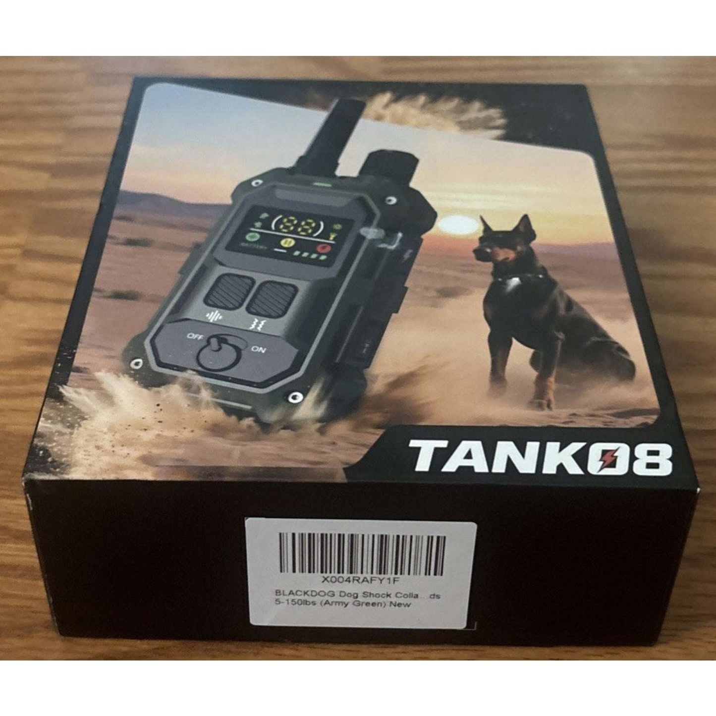 BLACKDOG Military Dog Shock Collar 4200ft Training Collar w/ Remote & LED Light