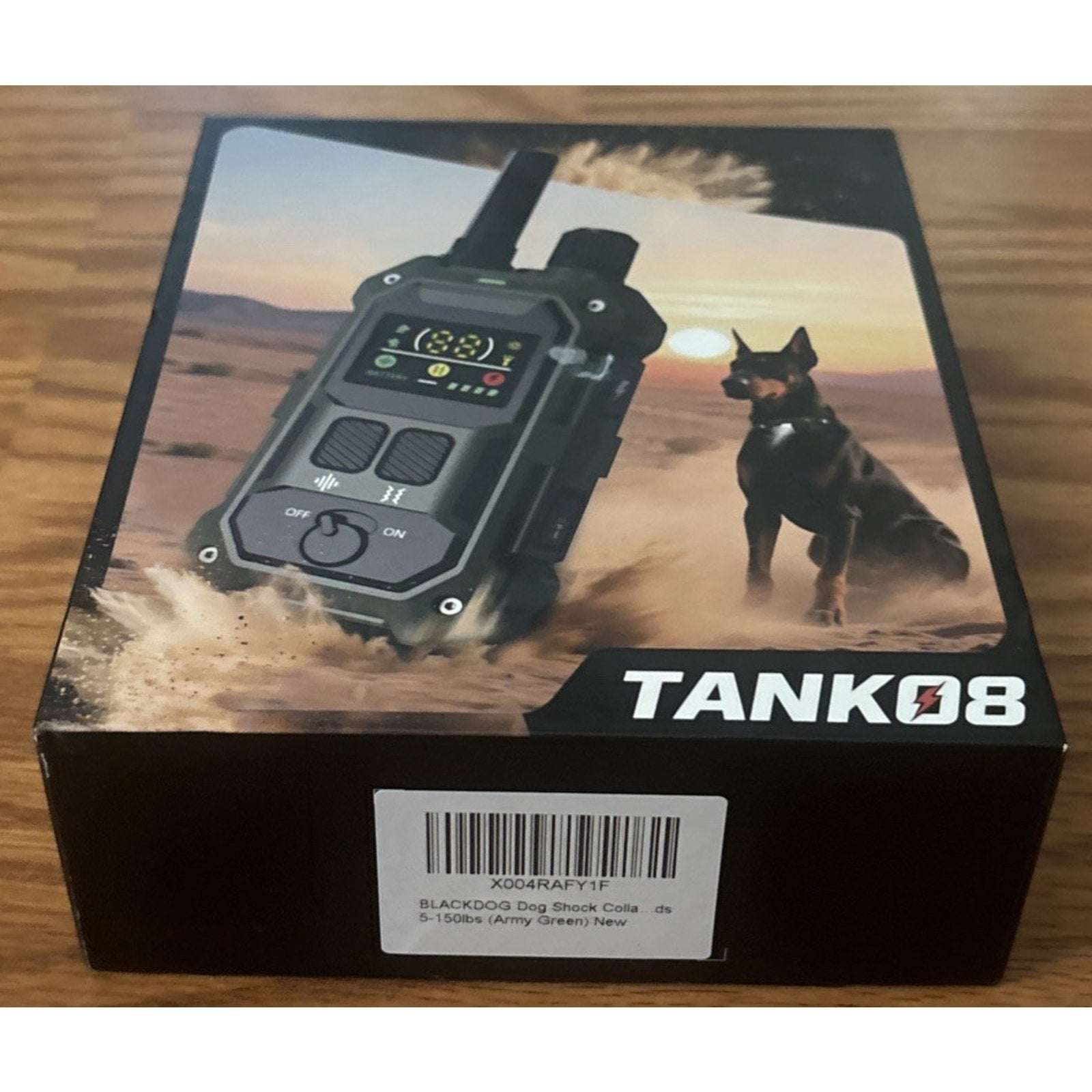BLACKDOG Military Dog Shock Collar 4200ft Training Collar w/ Remote & LED Light