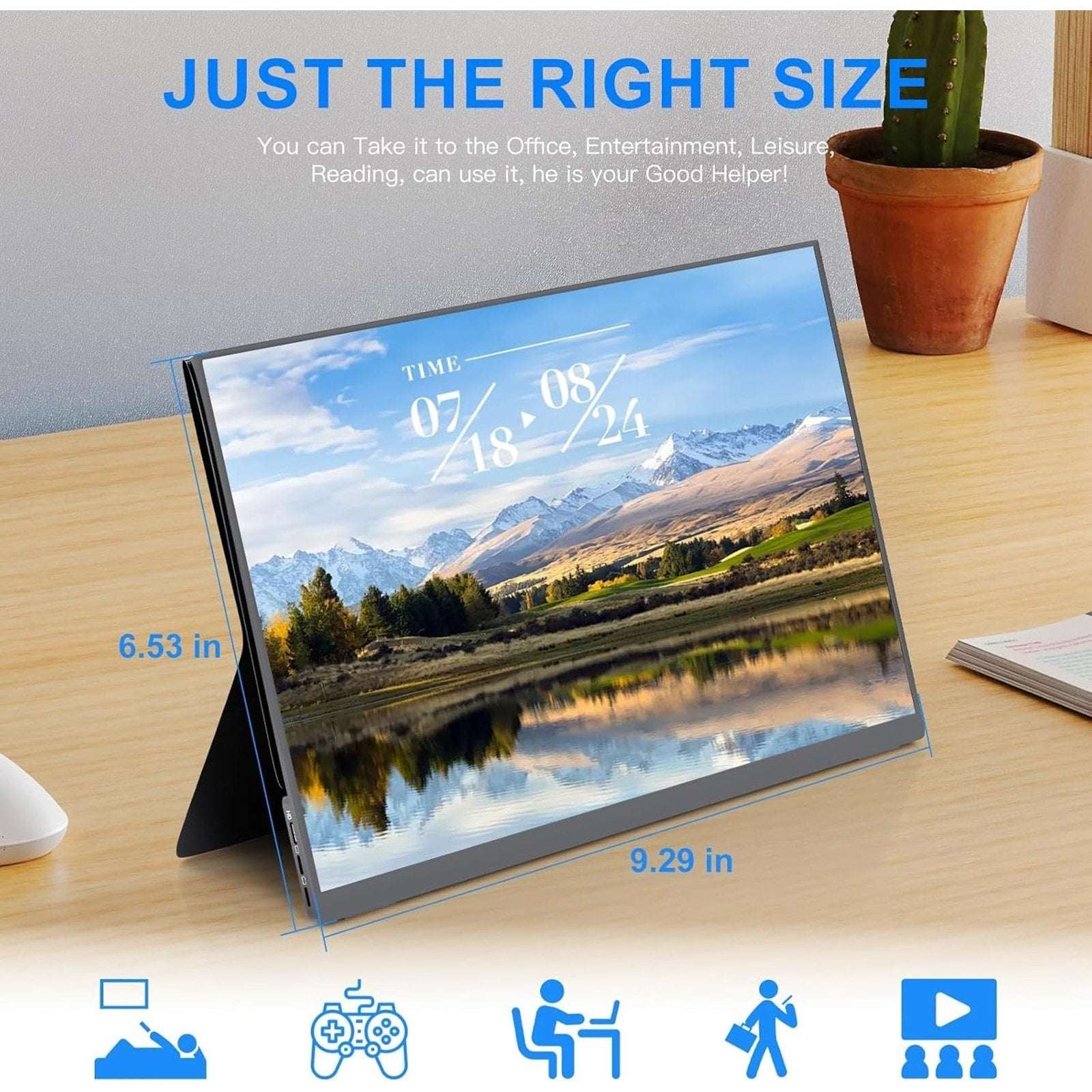 ALOLG HDMI Potable Monitor 10.5 Inch Screen IPS Panel 1920X1280 Model S1