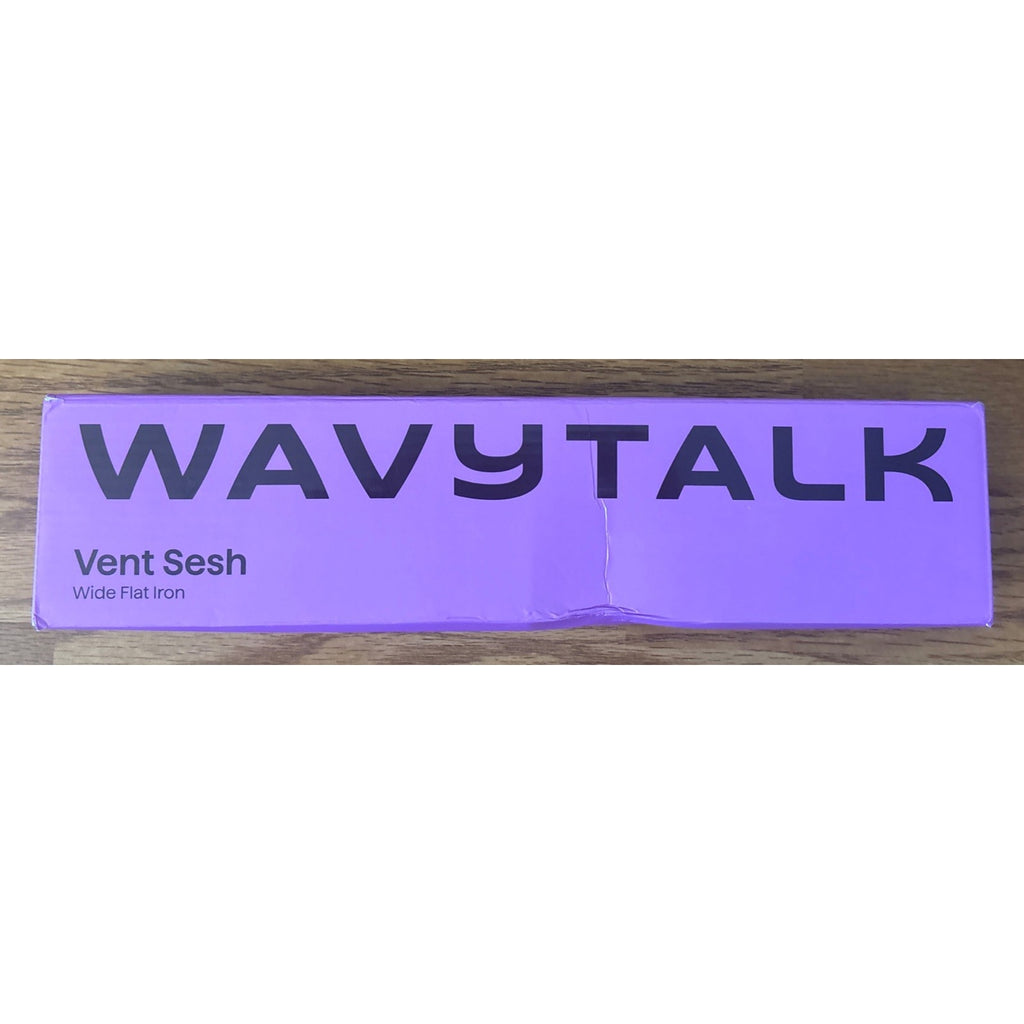 Wavytalk Vent Sesh 1.75" Wide Flat Iron Straightener (9 Temp) - K-139 PINK - NEW