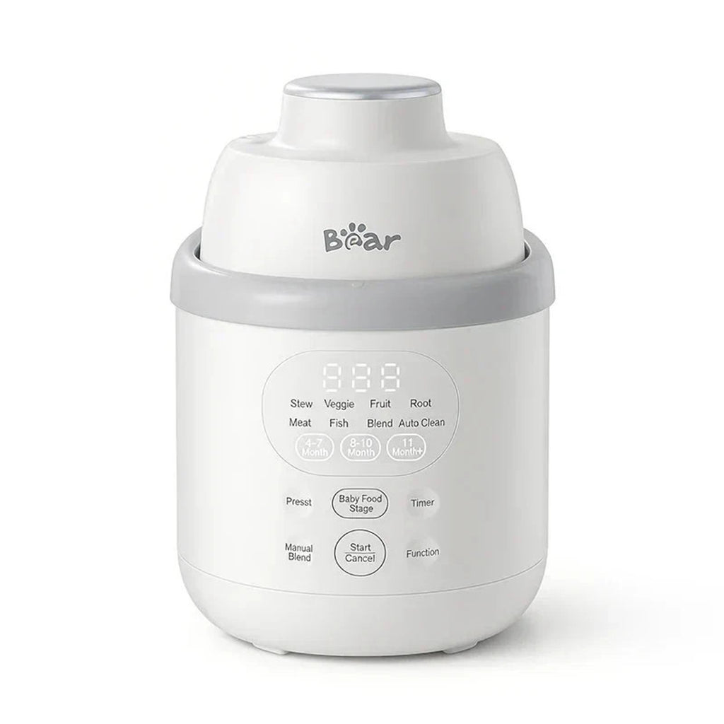 NEW Bear NutriEase All Stage Stainless Steel Baby Food Maker Steamer and Blender