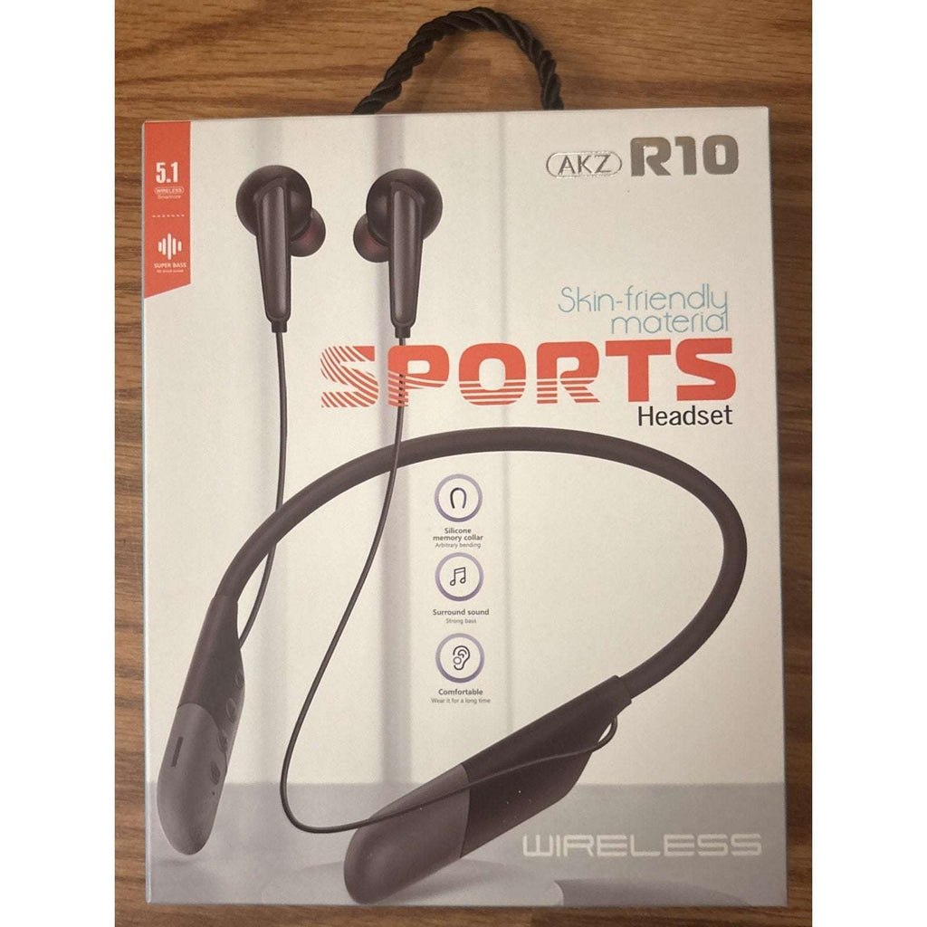Bluetooth Headphones Neckband, Retractable Headset Wireless Sports Earbuds Noise