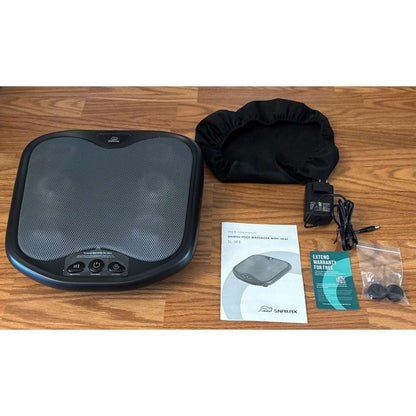 Snailax Shiatsu Foot Massager Deep Kneading Massager with Heat & Washable Cover