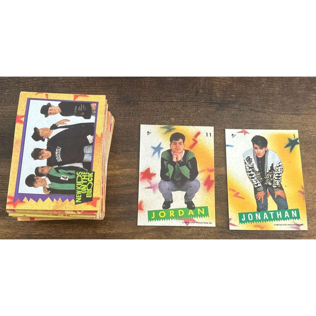 New Kids On The Block Collectible Card Lot 60+ Cards & Stickers 1989 NKOTB