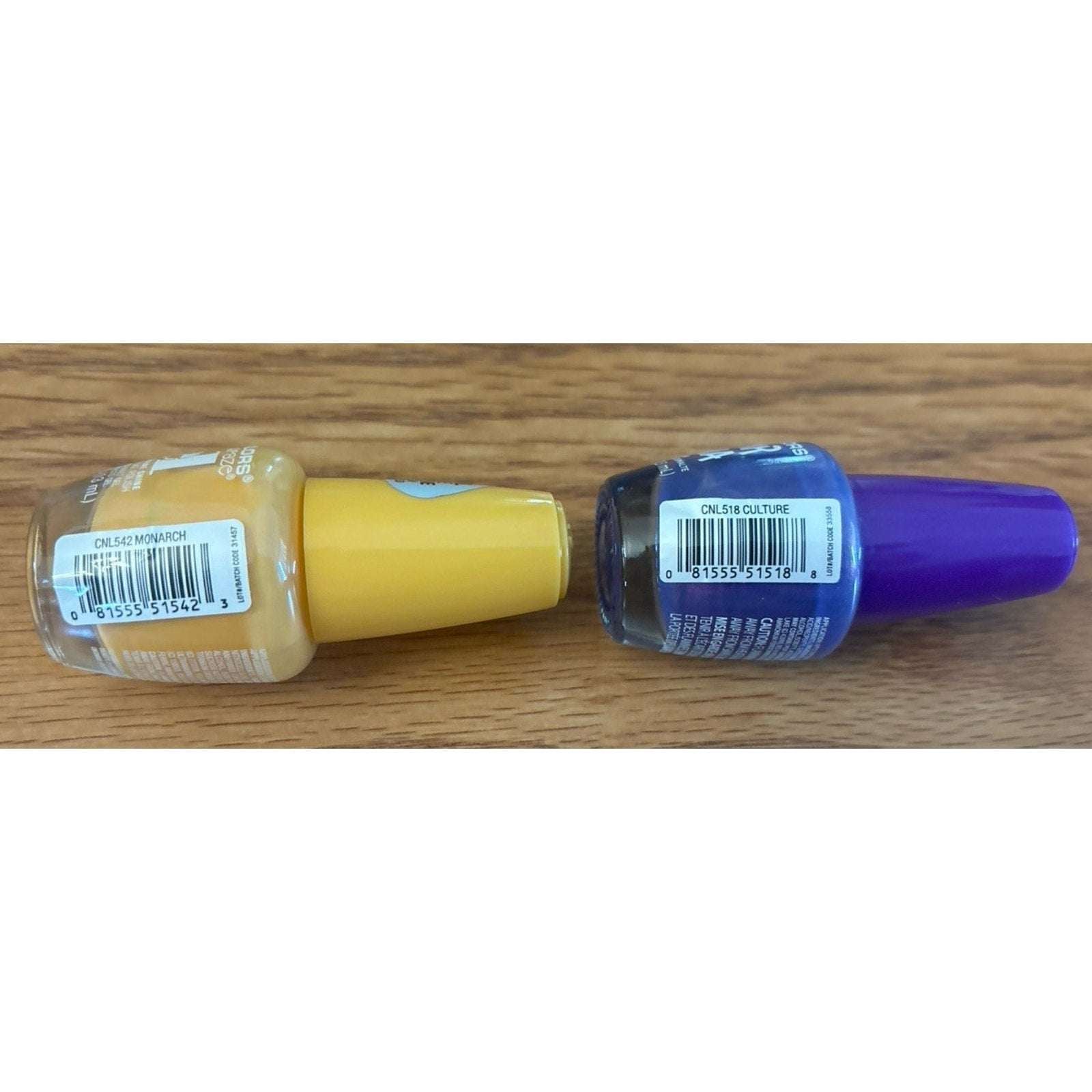 2PC LA Colors Nail Polish Color Craze Gel No UV Monarch & Color Mania Culture