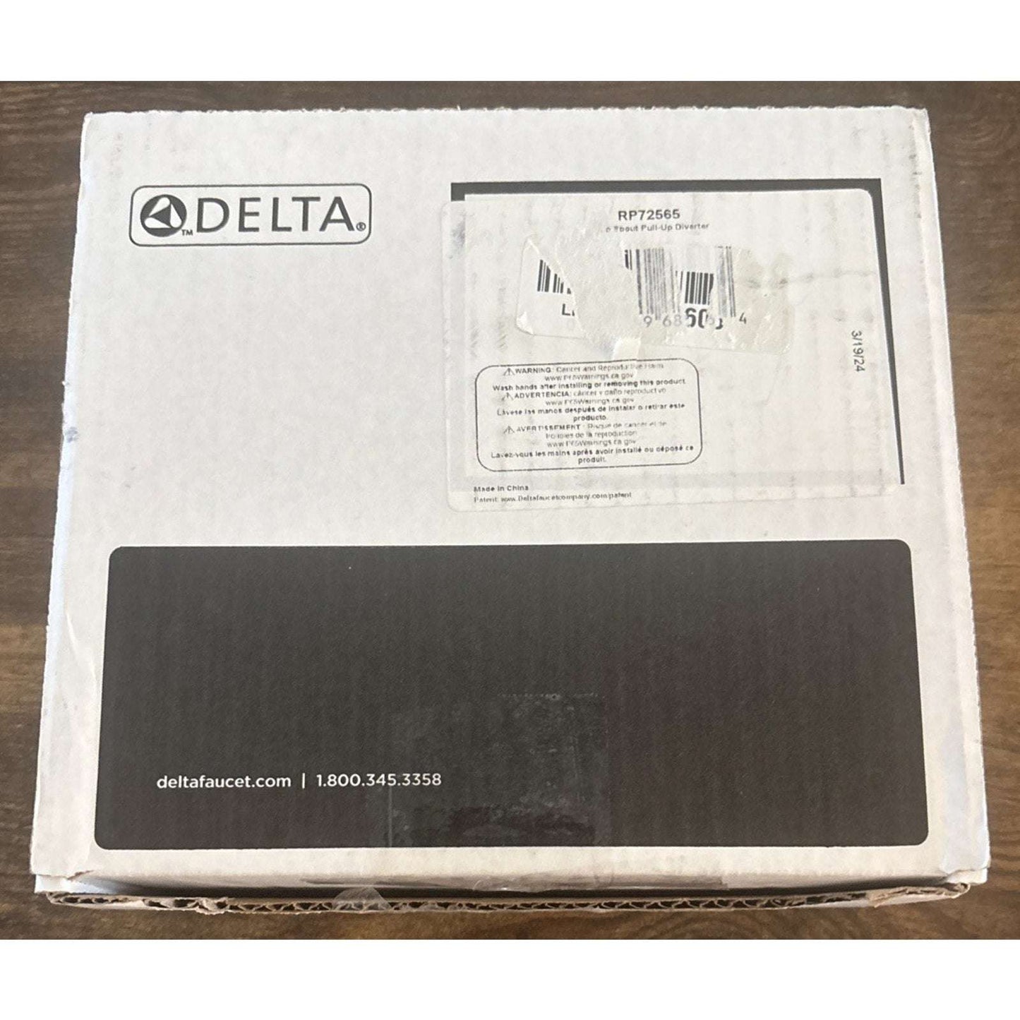 Delta Faucet RP72565 Cassidy Tub Spout Pull-Up Diverter in Chrome