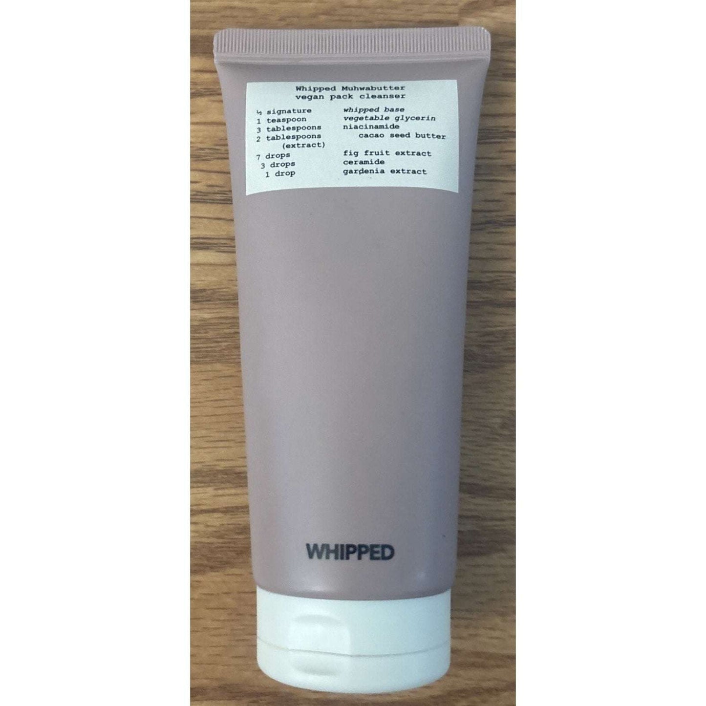 Whipped Muhwabutter Vegan Pack Cleanser 4.5oz/130g K-Beauty Niacinamide Ceramide