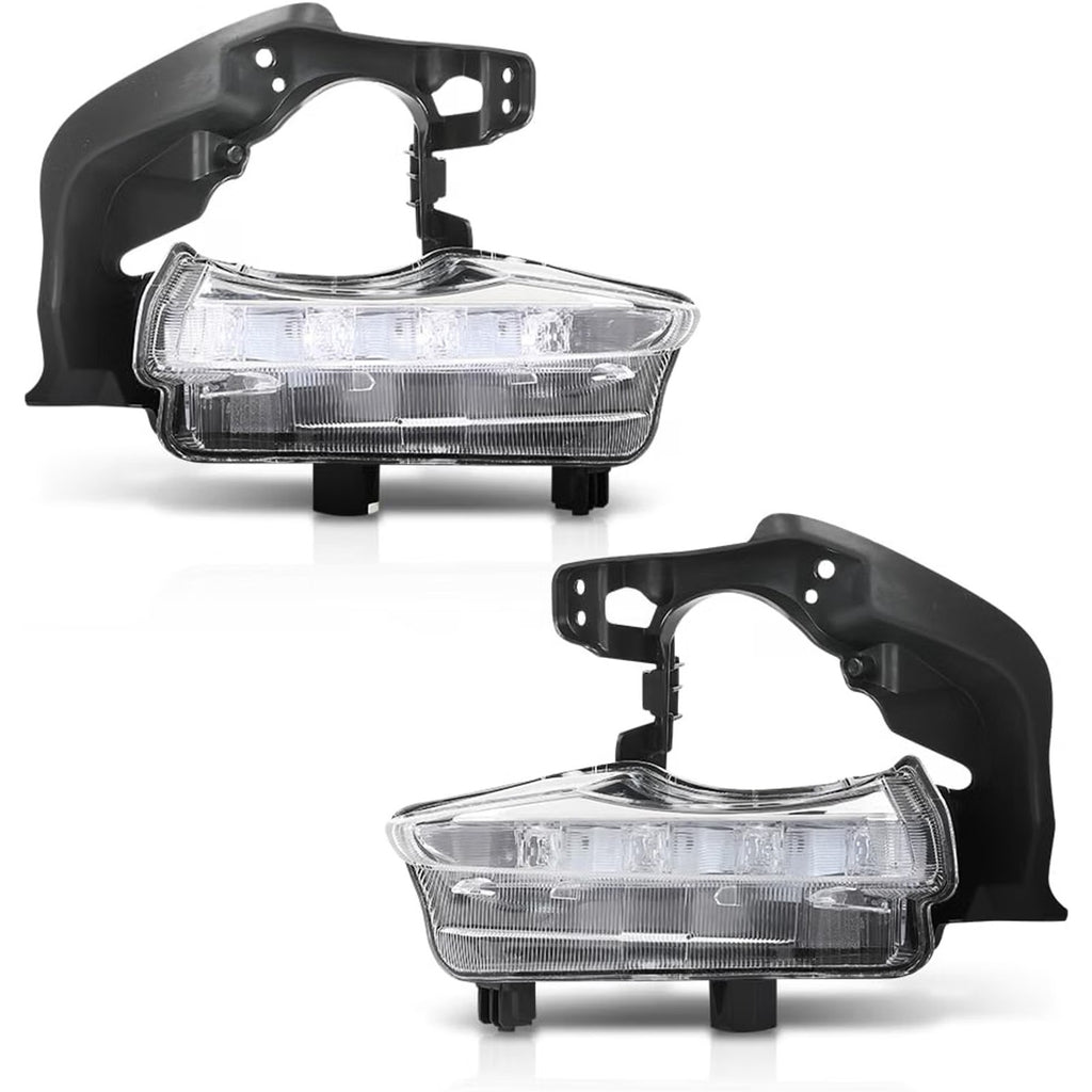 Pair DRL For Toyota Highlander 2014 2015 2016 LED Daytime Running Light Fog Lamp